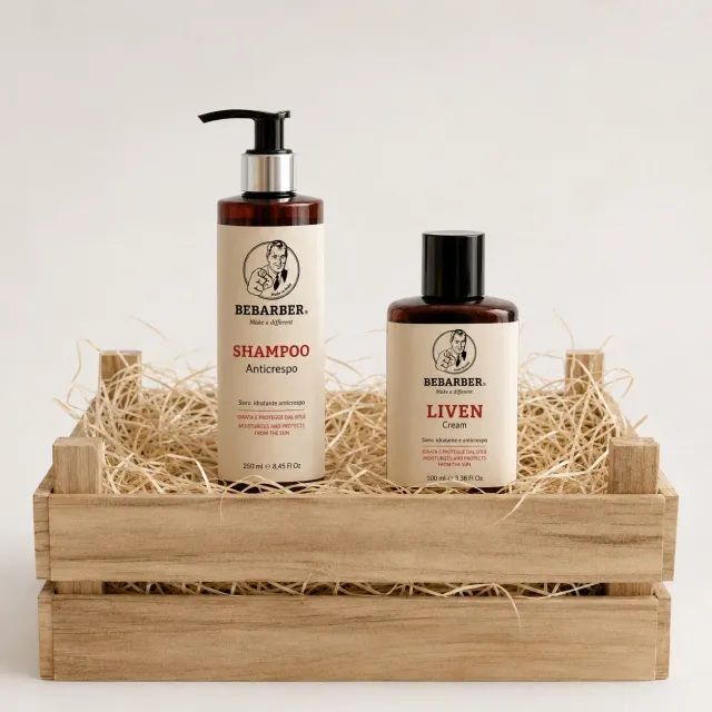 Betbarber Control Essential box anticrespo shampoo e siero idratante